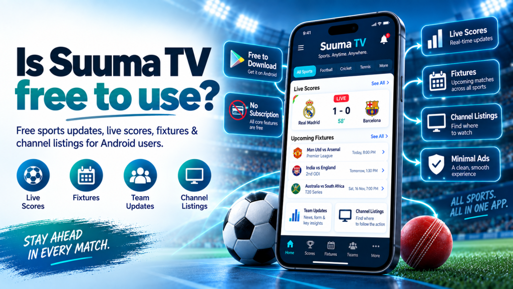 Is Suuma TV free to use?
